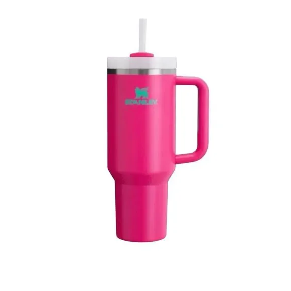 Stanley Quencher 40oz Passion Pink Insulated Water Bottle with Handle - Picture 9 of 16
